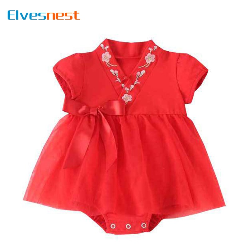Fashion Newborn Clothes Girls Bodysuit Spring & Autumn Baby Girl Clothes Cotton Short Sleeve Infant Bodysuits 3-
